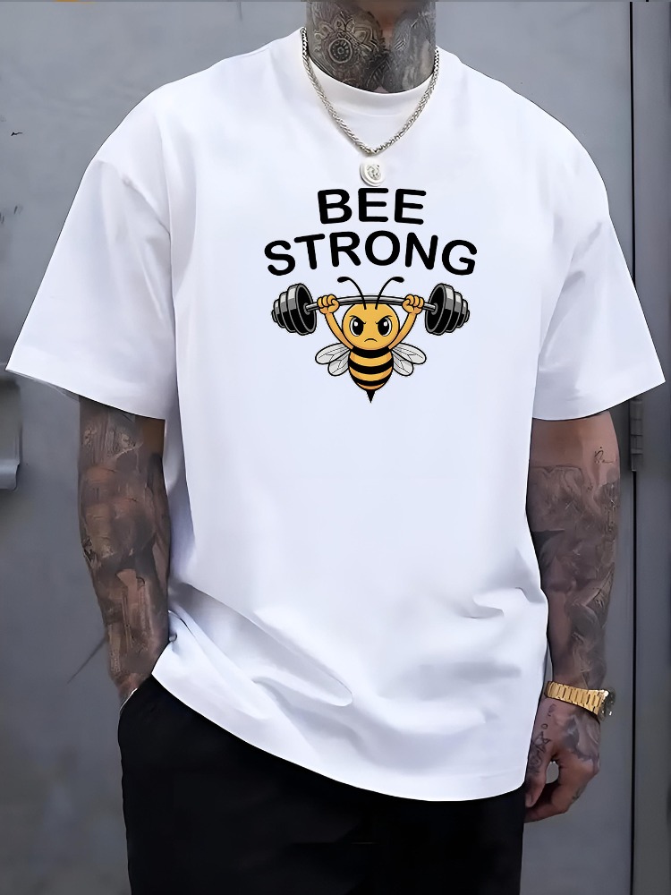 Men Cotton Tee Bee Strong Barb - đánh giá và giá Home Gym China
