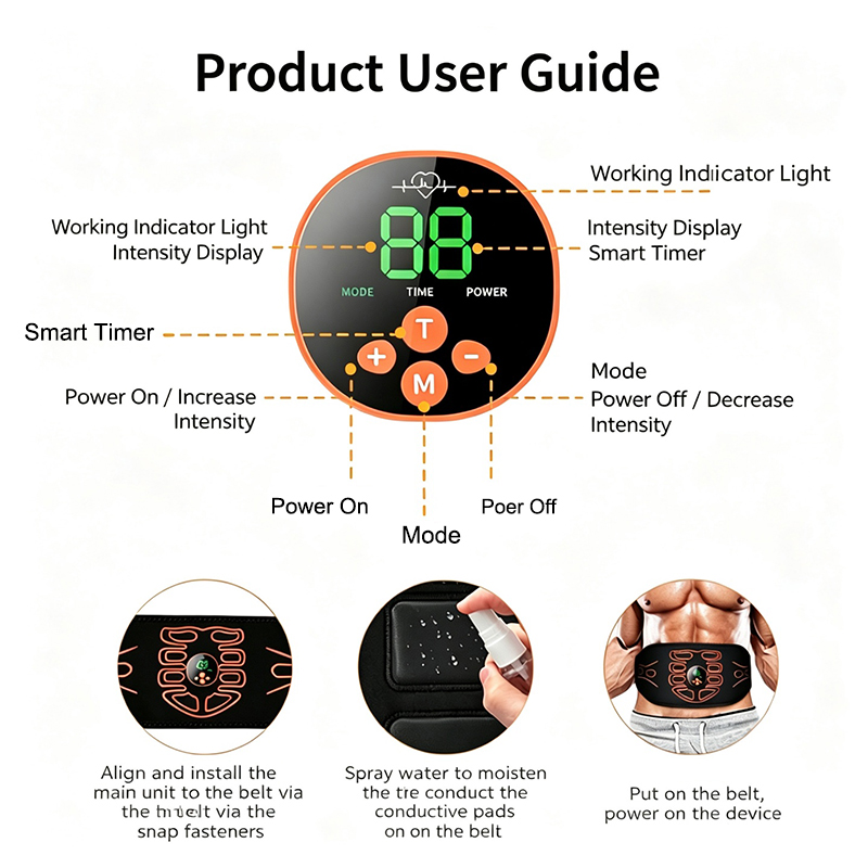 Abdominal Toning Belt Smart Ab - đánh giá và giá Home Gym Studio
